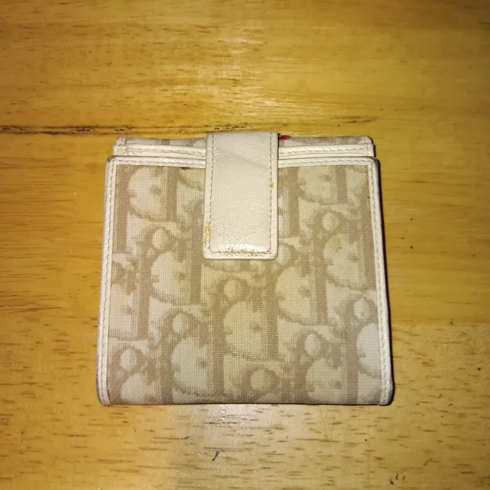 Christian Dior Floral Trotter Fold Wallet